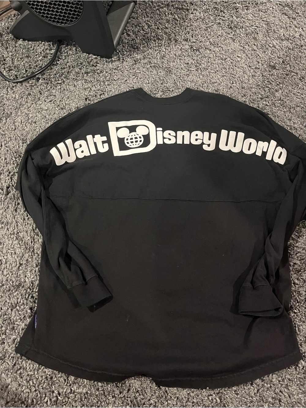 Walt Disney World Black Spirit Jersey Size Medium